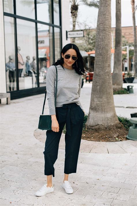 dress pants and sneakers women.